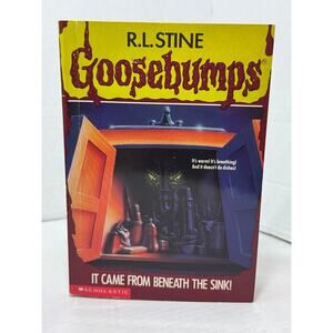 1st Edition (1995) Goosebumps It came from beneath the sink #30 R.L. Stine VTG